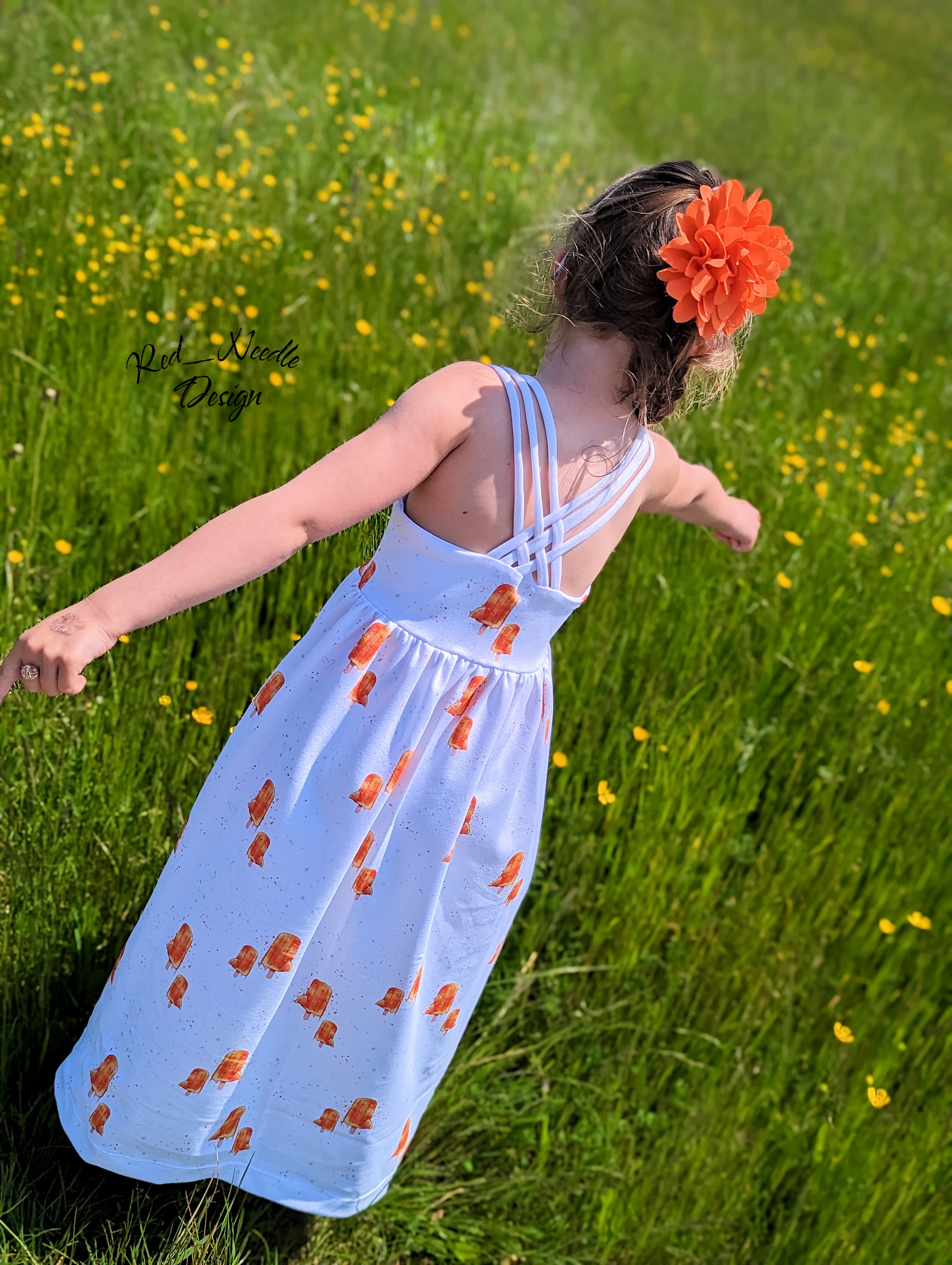 Orangen Eis